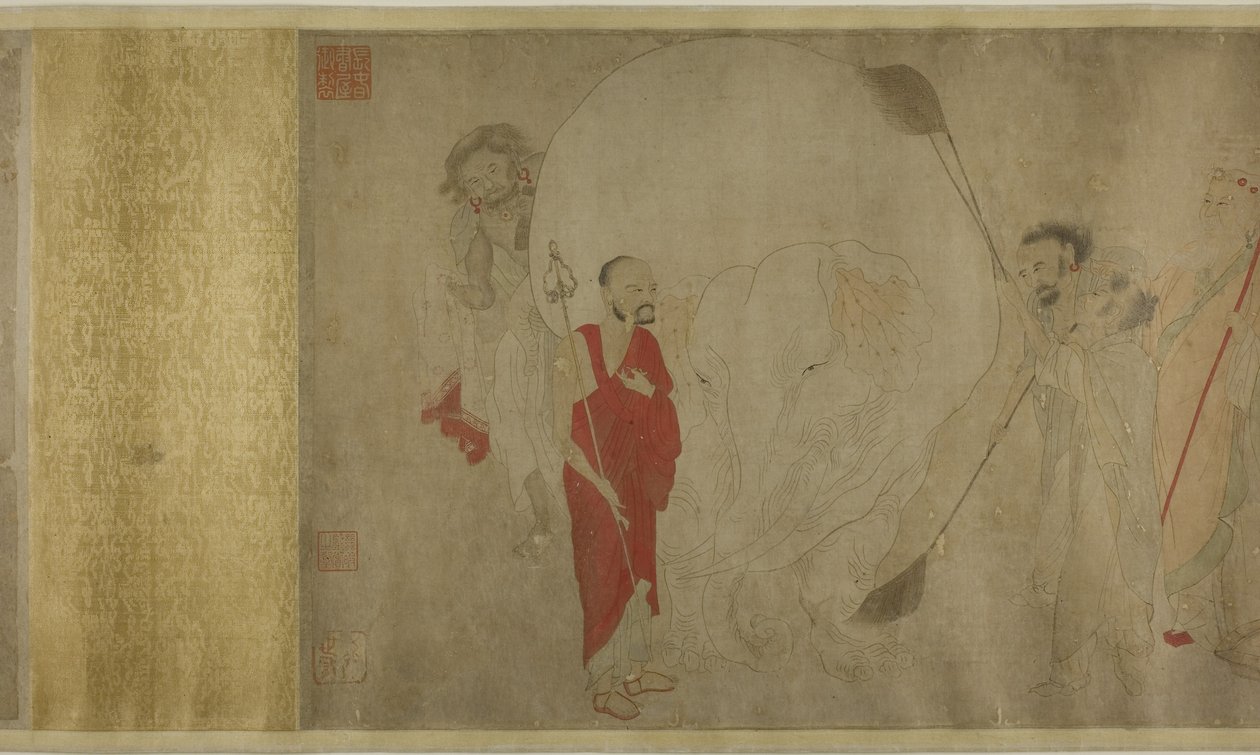 De witte olifant wassen door anonymous 