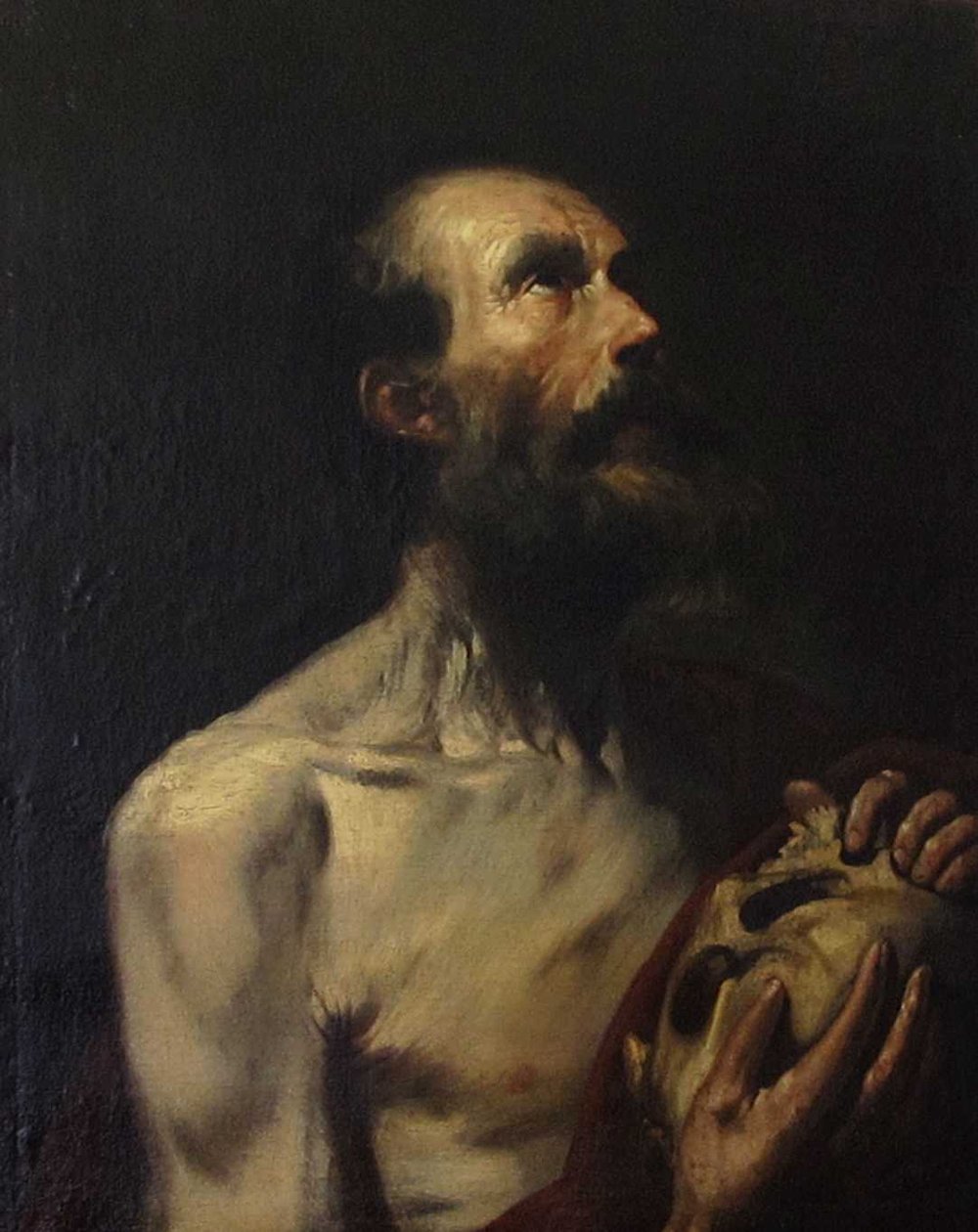 Sint Hiëronymus in Boetedoening door Jusepe de Ribera