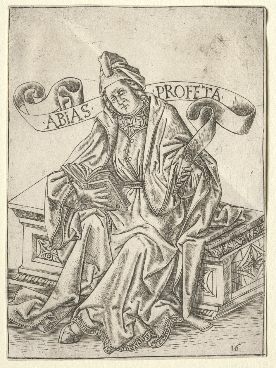 De profeten: Obadja door attributed to Baccio Baldini