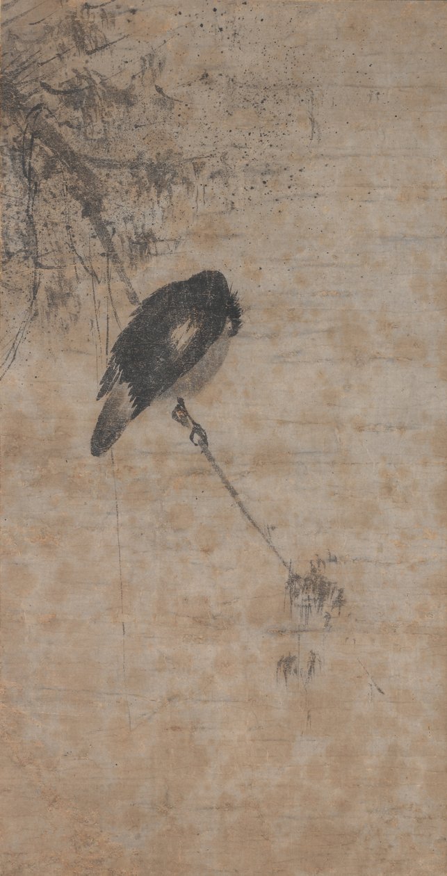 Wilg en Ekster door attributed to Fachang Muqi
