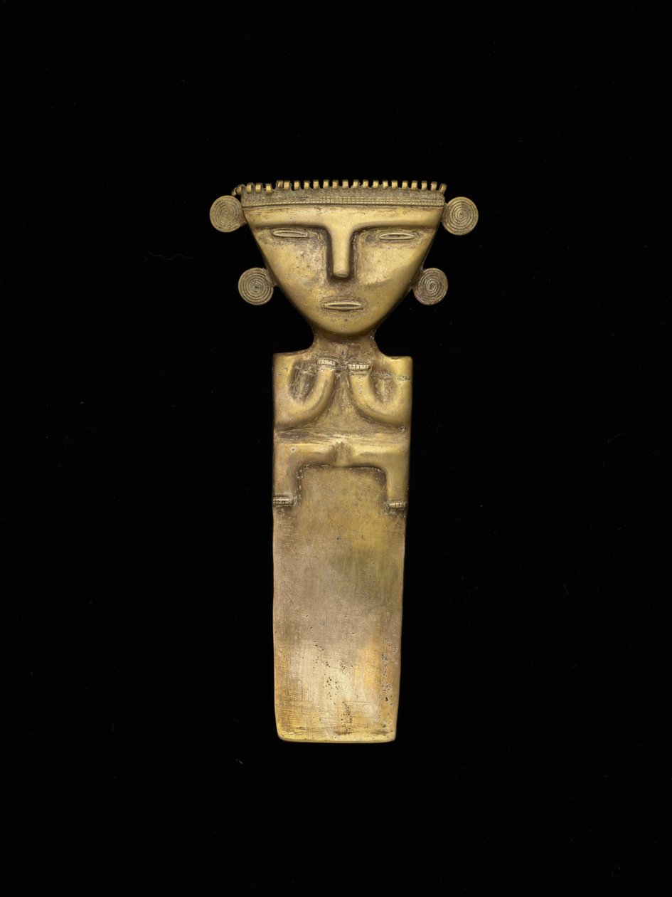Figurale hanger, 200-1600 AD door civilization Quimbaya