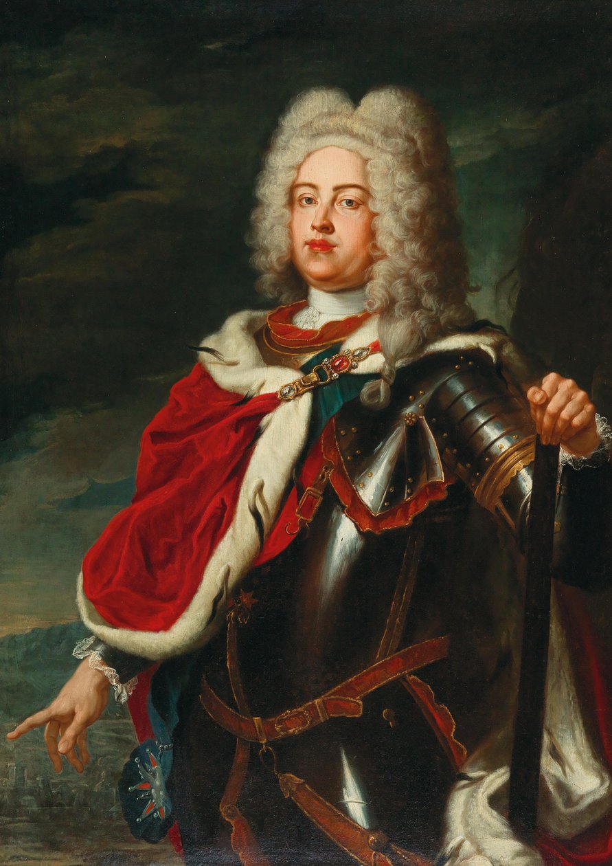 Frederik Augustus II, Keurvorst van Saksen en toekomstige Koning Augustus III van Polen als Kroonprins door Ádam Mányoki