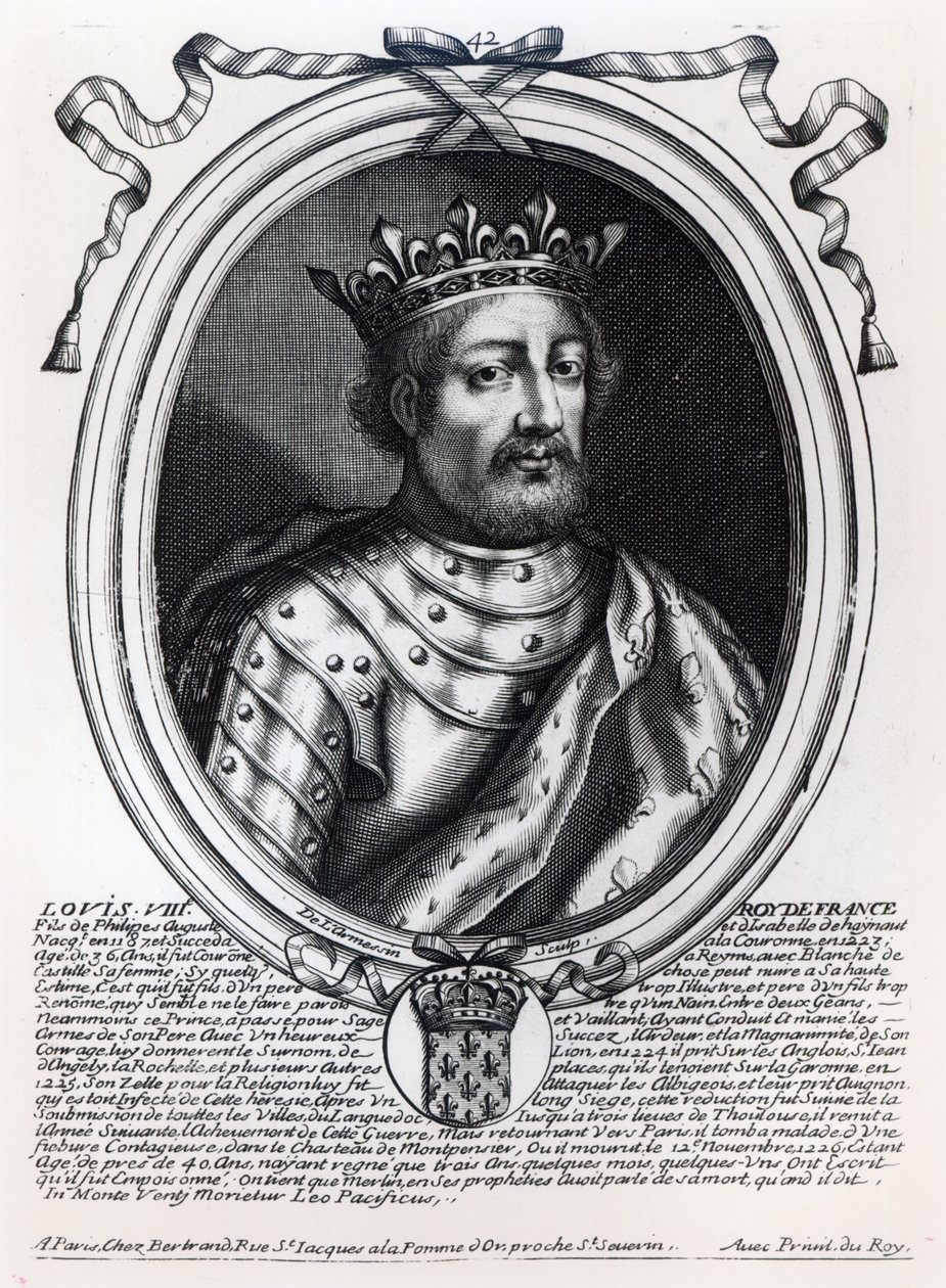 Lodewijk VIII (1187-1226) Koning van Frankrijk, uit 