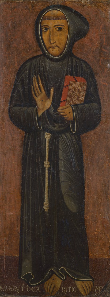 Afbeelding van Sint Franciscus van Assisi door di Magnano da Arezzo Margaritone