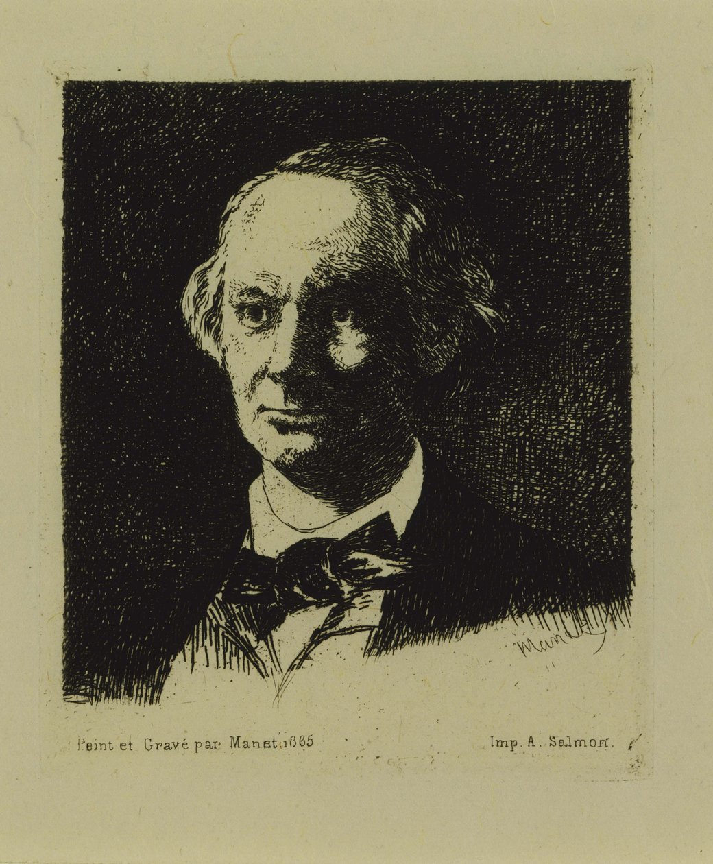 Baudelaire door Édouard Manet