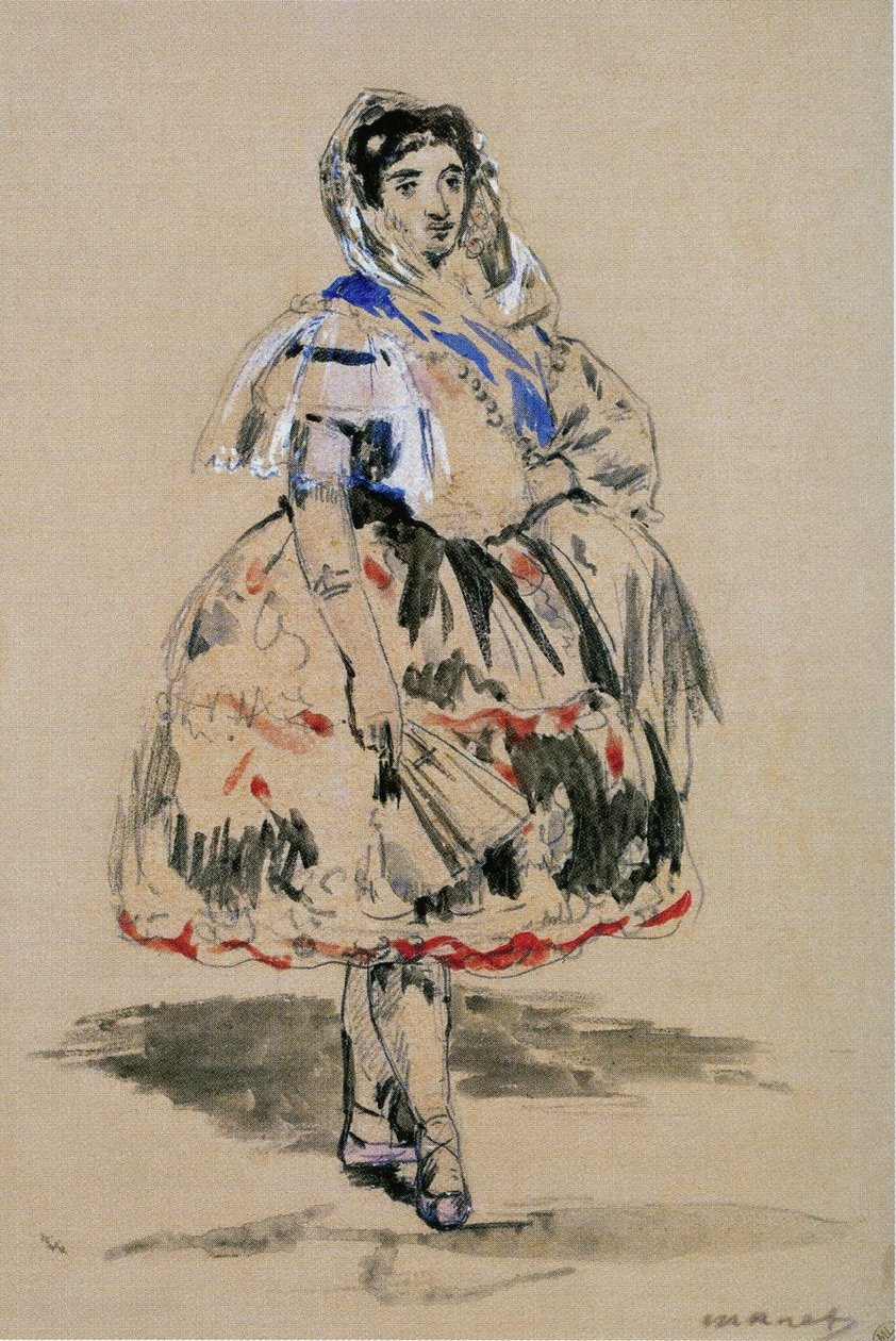 Lola de Valence door Édouard Manet
