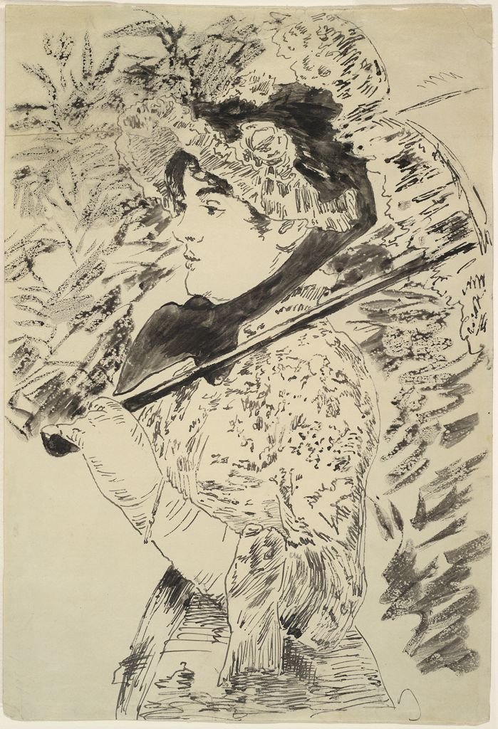 Jeanne door Édouard Manet