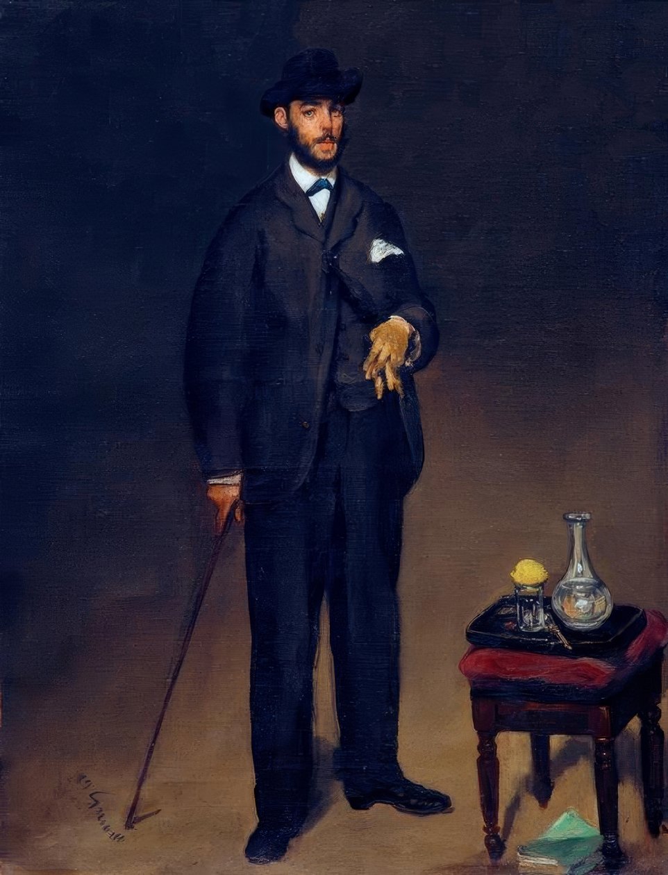 Portret Théodore Duret door Édouard Manet