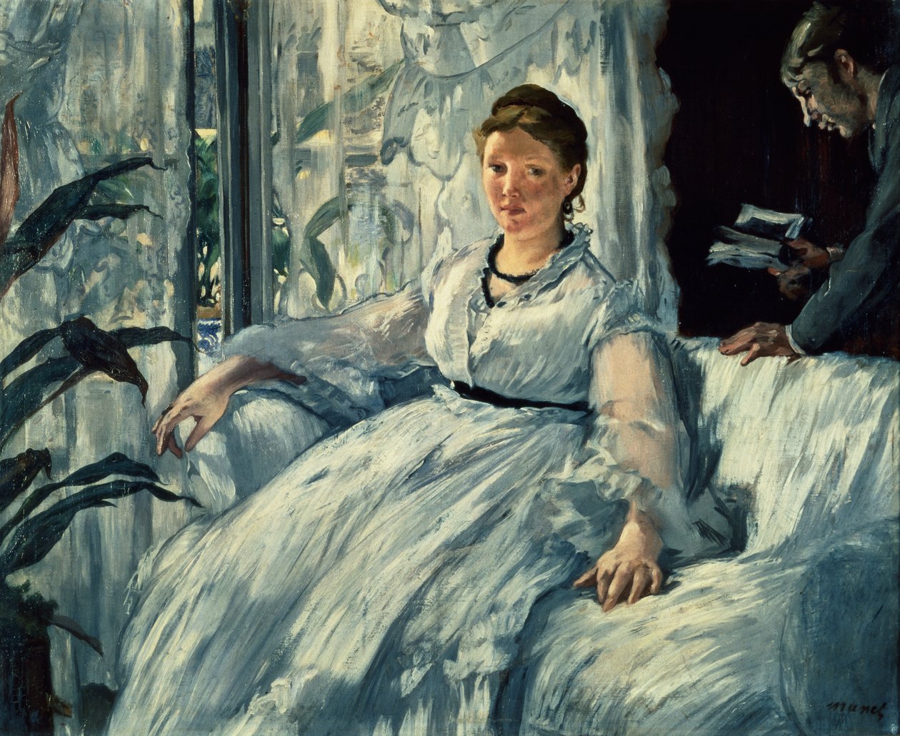 Lezen, 1865 door Édouard Manet