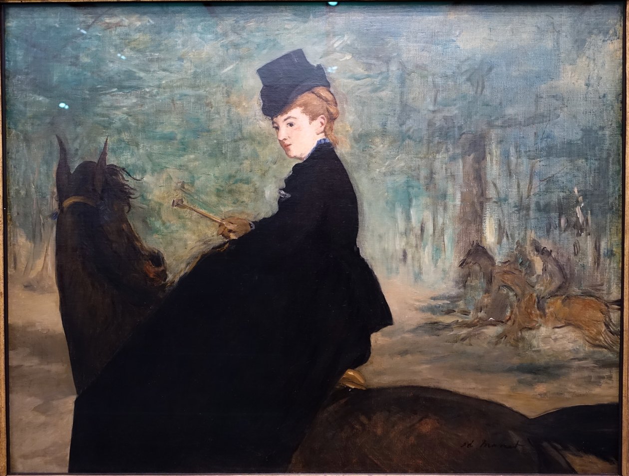 De Amazone, Portret van Marie Lefebure door Édouard Manet