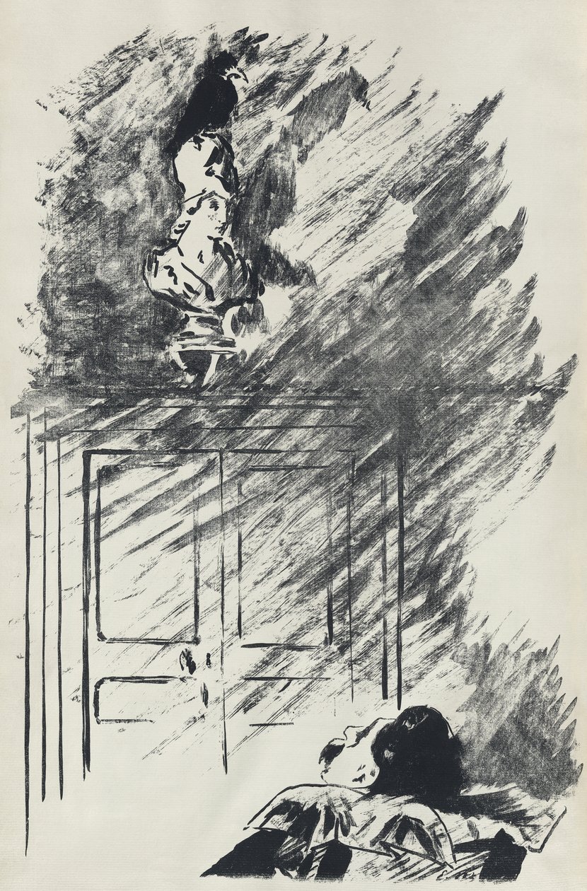 De Raaf door Édouard Manet