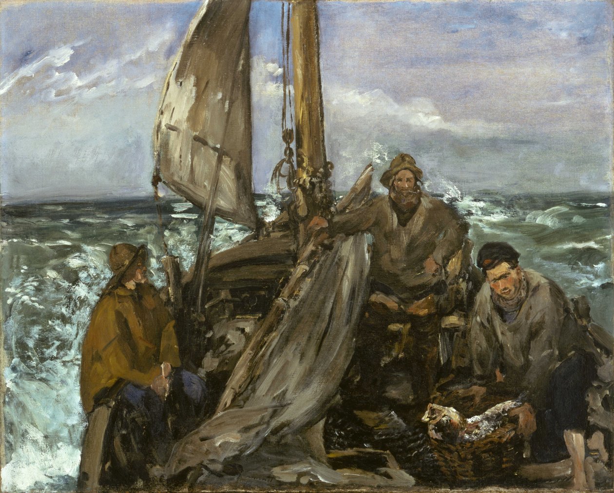 De werkers van de zee door Édouard Manet