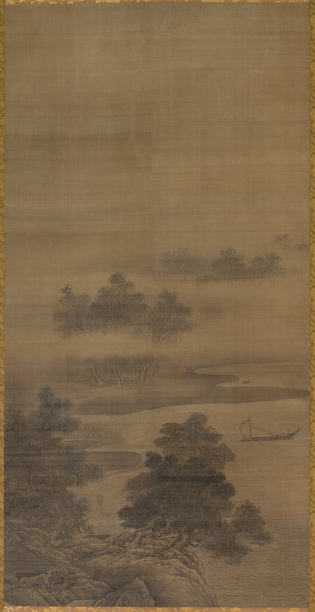 Landschap door follower of Sesshū Tōyō