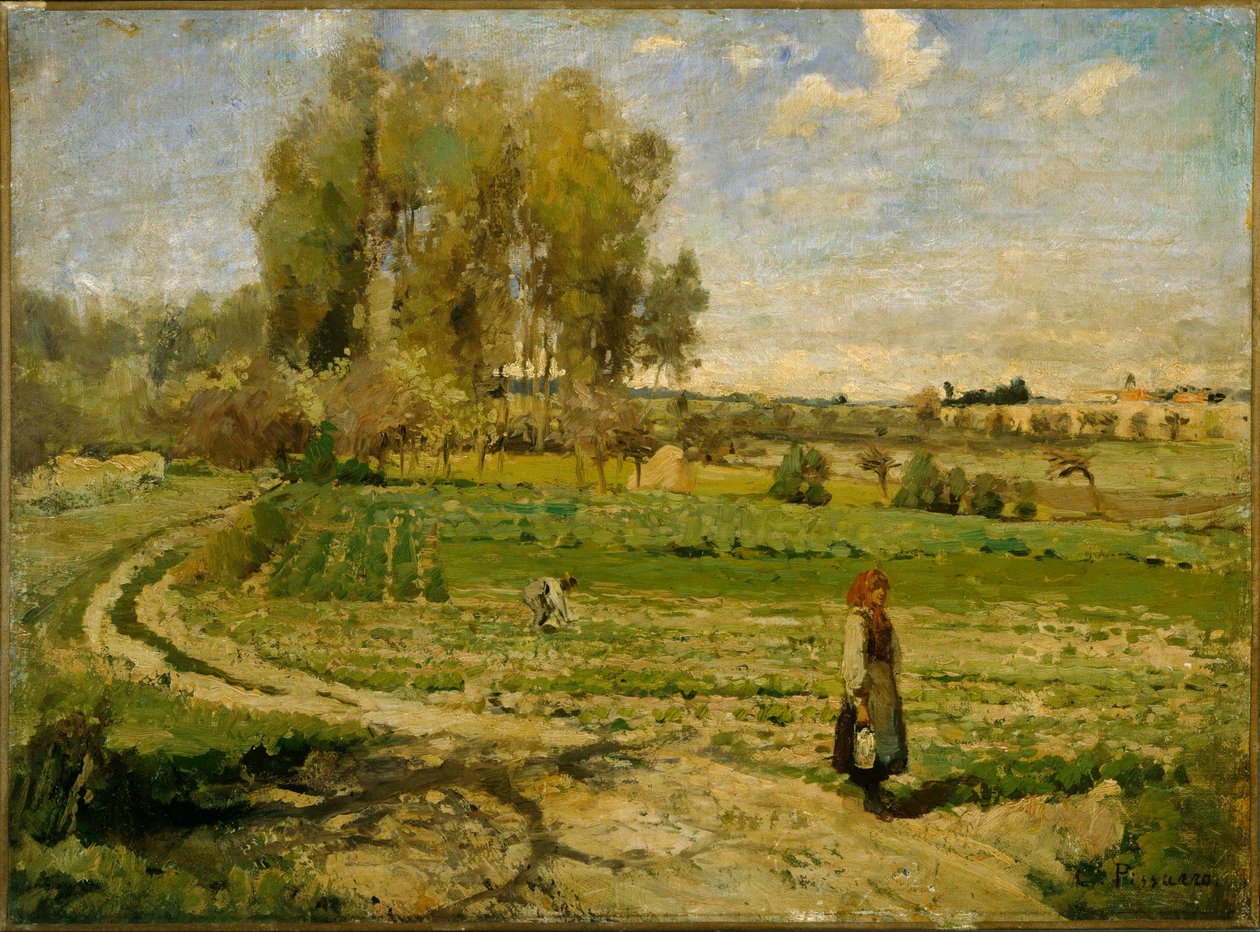 Giverny door Camille Jacob Pissarro