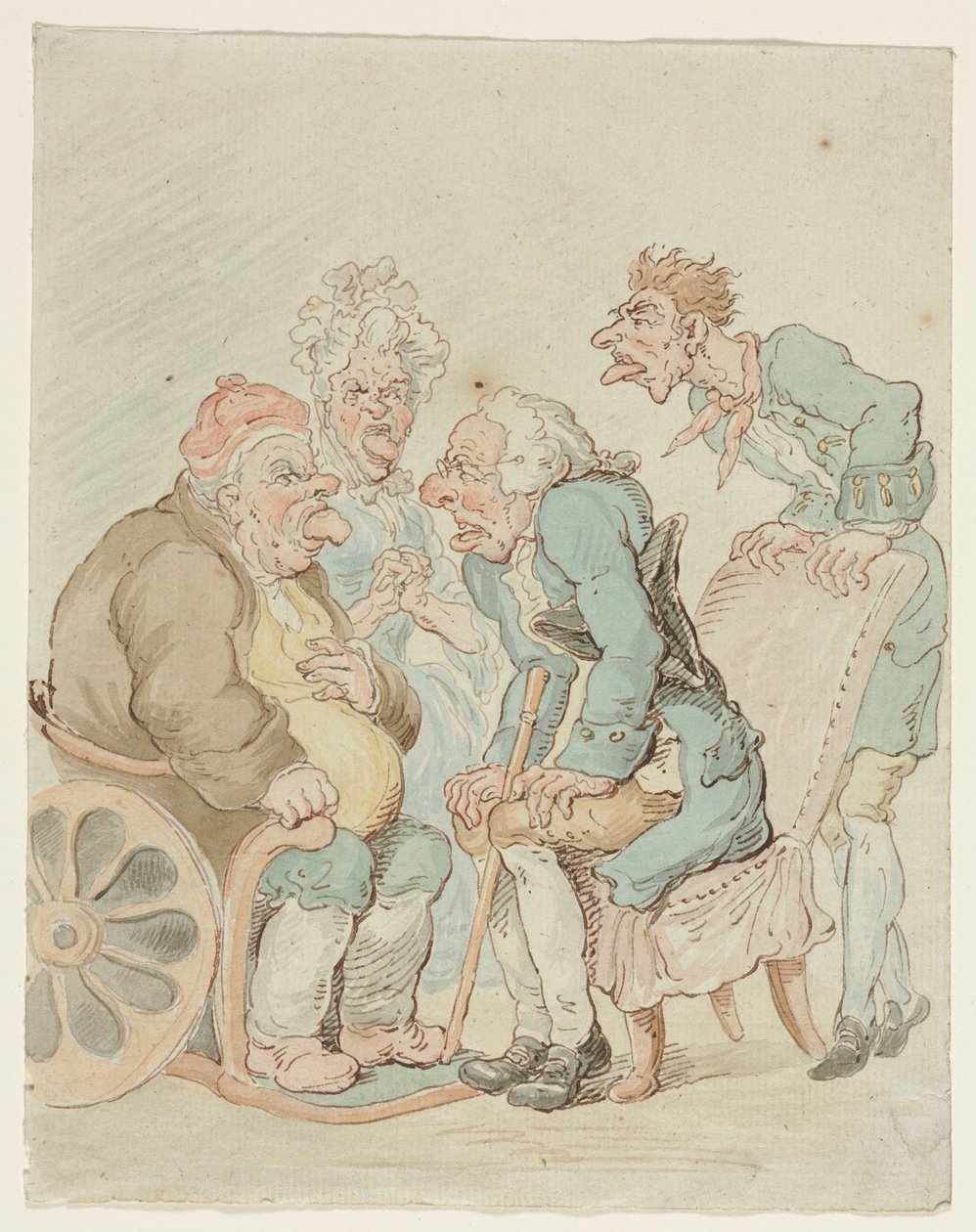 Dokter door imitator of Thomas Rowlandson
