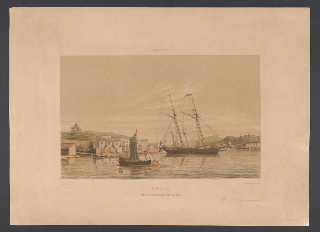 Haven van Willemstad door jonkheer Jacob Eduard van Heemskerck