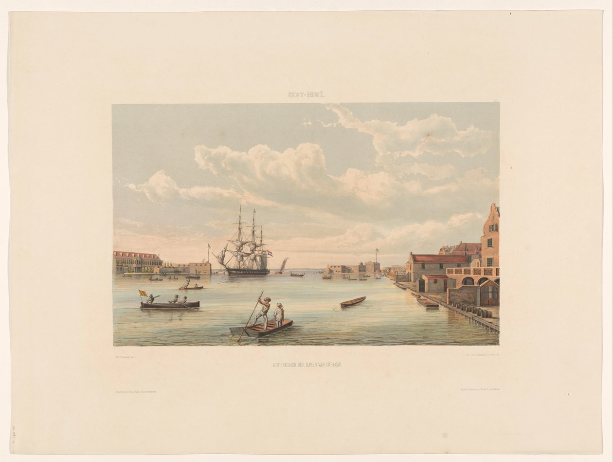 Willemstad, Het inkomen der haven van Curaçao door jonkheer Jacob Eduard van Heemskerck
