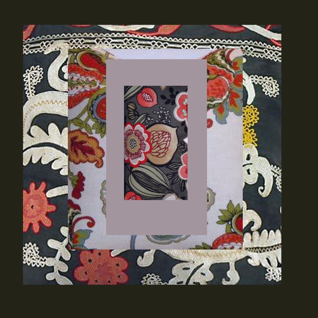 COLOR EN PATTERN COLLAGE, 2018 (gemengde techniek) door linda arthurs