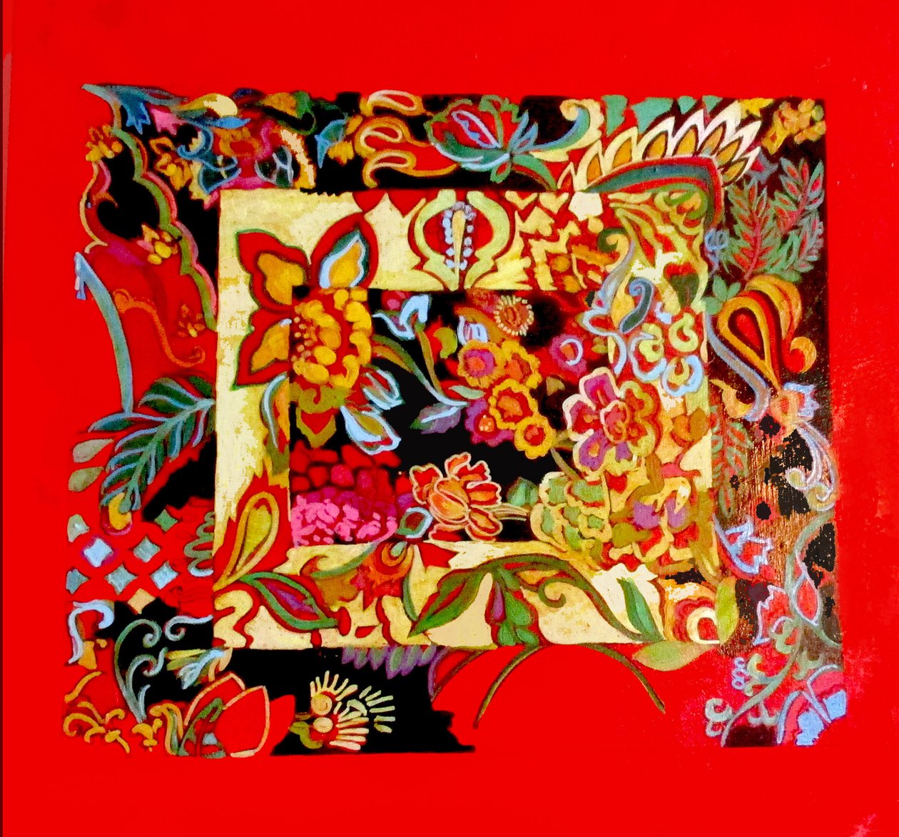 Vrolijke kleuren voor de lente, 2017 (gemengde techniek) door linda arthurs