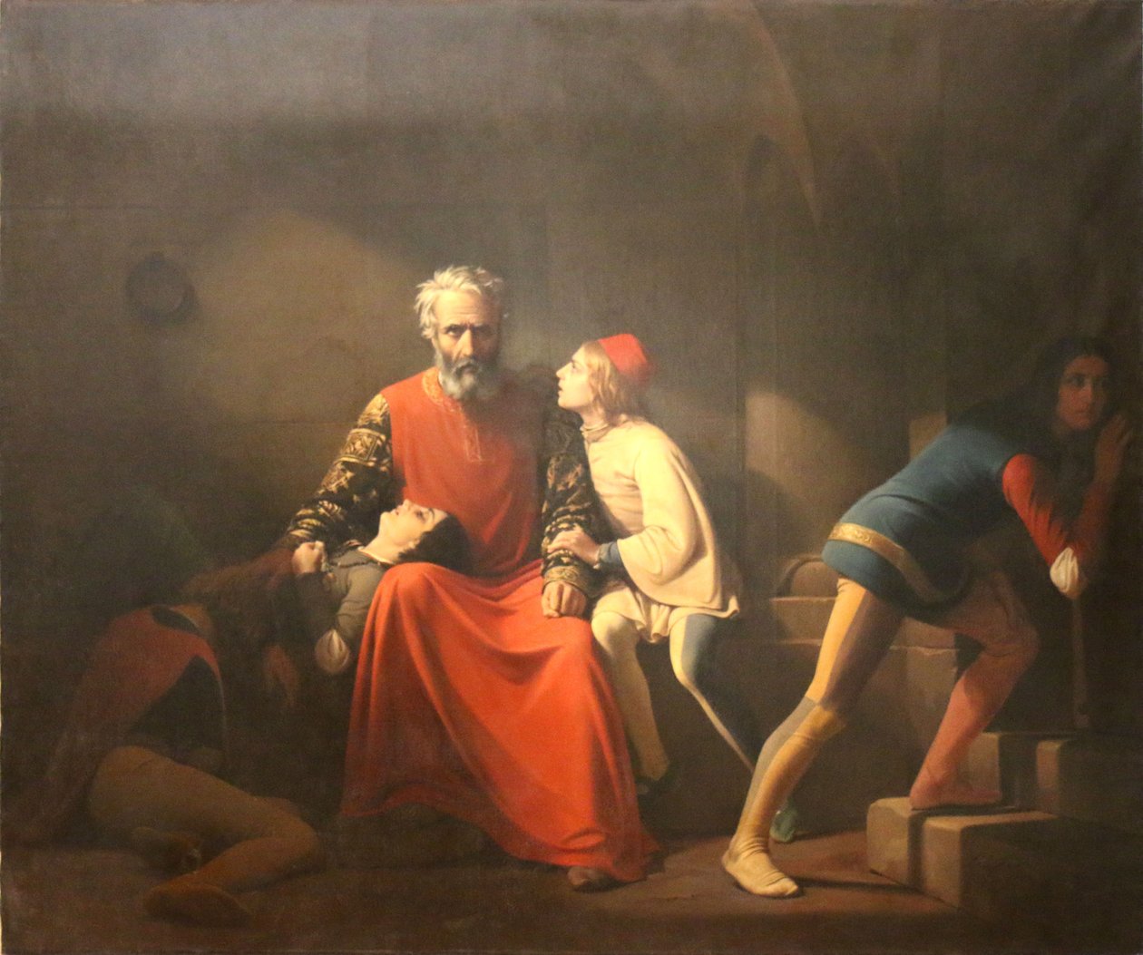 Ugolin en zijn zonen door Émile Vernet-Lecomte
