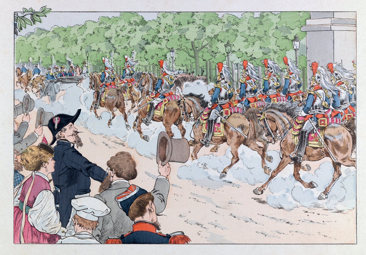 Jacques Marie Gaston Onfray de Breville, bekend als JOB (1858 - 1931); Illustratie uit het boek 