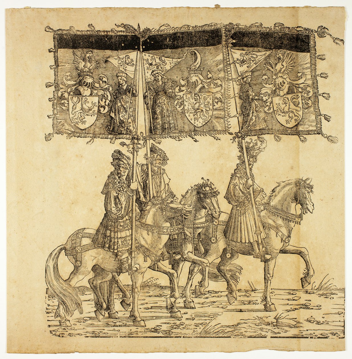 Triomf van Maximiliaan door the Elder Hans Burgkmair