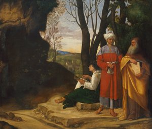 De drie filosofen door Giorgione
