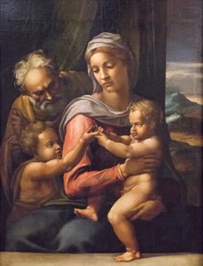 Heilige familie met Johannes de Doper door (1509 66) Daniele da Volterra