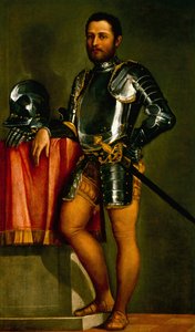 Portret van een Heer door Veronese