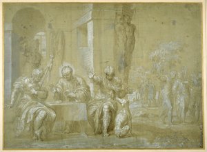 Het Avondmaal in Emmaüs, c.1550 door Veronese