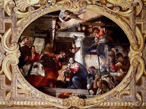 Aanbidding van de herders door Veronese