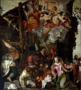 Aanbidding van de herders door Veronese