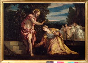 Christus verschijnt aan de Magdalena (Noli me tangere) door Veronese