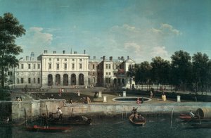 Oude Somerset House aan de Theems door (1697 1768) Canaletto