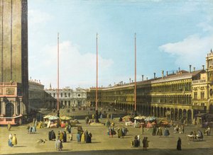 Venetië, uitzicht op Piazza San Marco met de Procuratie