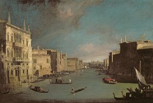 Uitzicht op het Grote Kanaal door (1697 1768) Canaletto