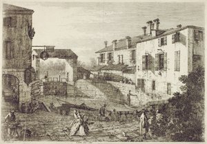 Le Porte de Dolo door Canaletto