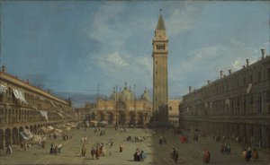 Piazza San Marco door Canaletto