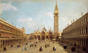 Uitzicht op het San Marcoplein in Venetië