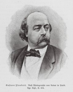 Gustave Flaubert, Frans romanschrijver (gravure) door (1820-1910) (after) Nadar