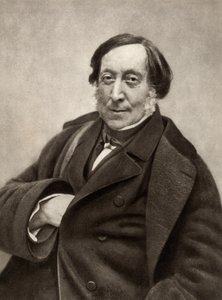 Gioachino (Antonio) Rossini (1792-1868) Italiaanse componist. Van een foto door Nadar, pseudoniem van Gaspard-Felix Tournachon (1820-1910)