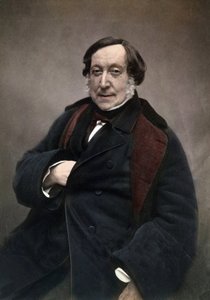 Gioachino (Antonio) Rossini (1792-1868) Italiaanse componist. naar een foto van Nadar