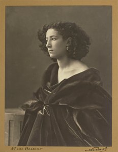 Portret van Sarah Bernhardt in 1864 door Nadar door Nadar