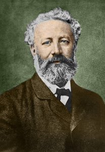 Portret van Jules Verne (1828-1905), Franse schrijver, door Nadar.