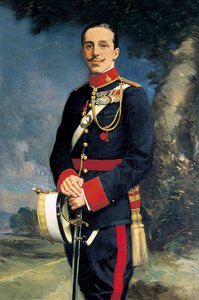 Portret van Alfonso XIII (1886-1941), Koning van Spanje in militair uniform door Kaulak