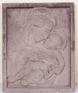 Madonna en Kind door (Workshop of) Donatello