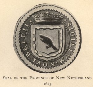 Zegel van de Provincie Nieuw-Nederland door (after) American School
