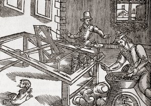 Zijde winden, facsimile van een afbeelding in Edward William