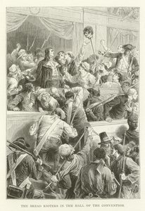 De broodoproerlingen in de hal van de Conventie door (after) American School