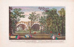 Midden kruisweg, Vauxhall Gardens, Londen door (after) Canaleti